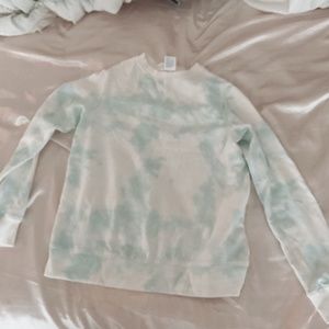 Mint Tie-Dye Sweatshirt